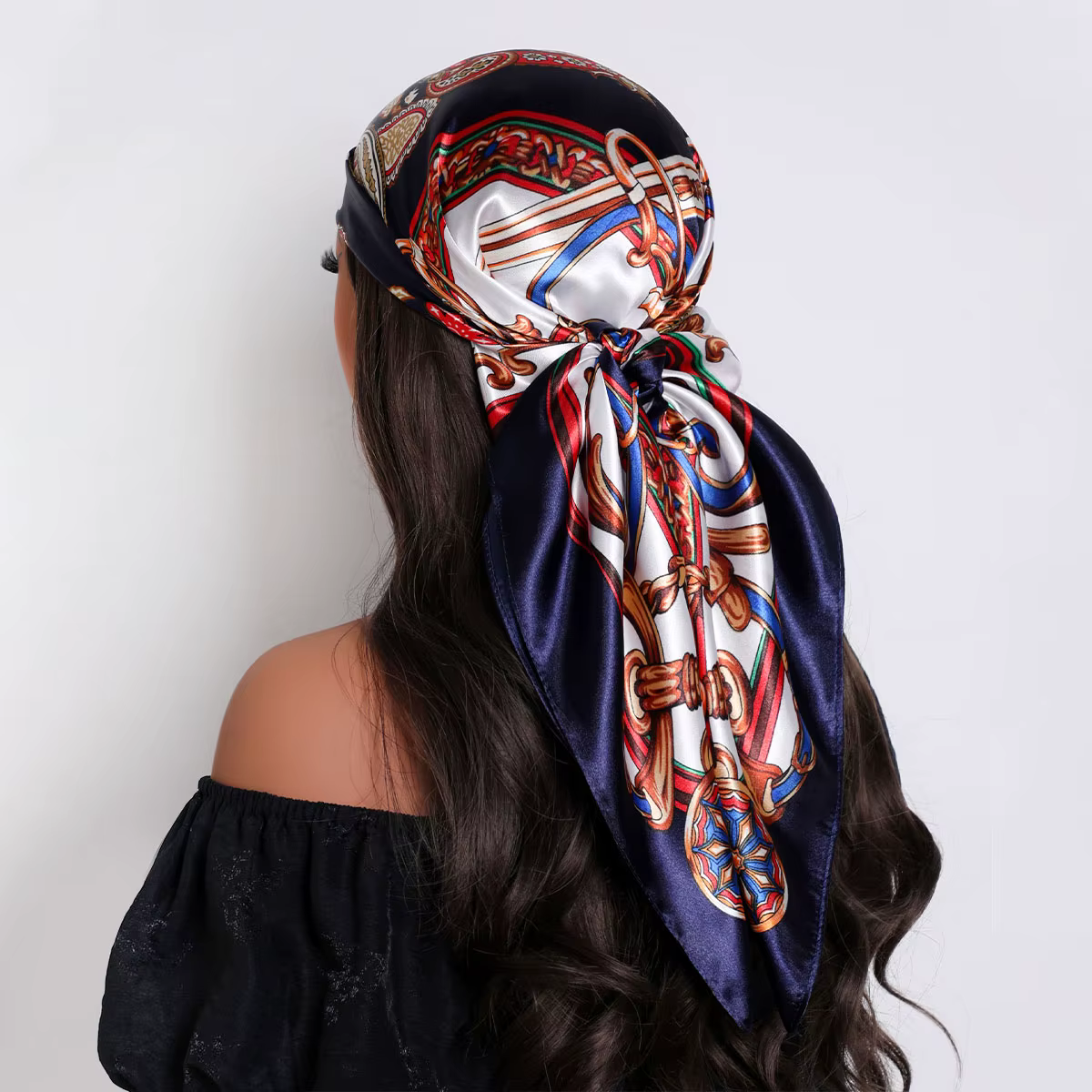2025 Foulard de cheveux femmes marque de luxe carré