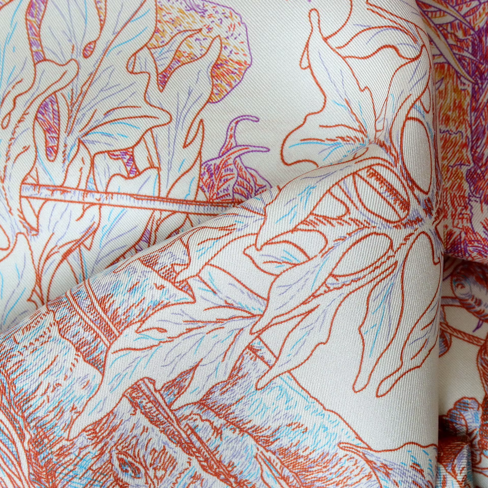 Foulard de mûrier pur 90CM