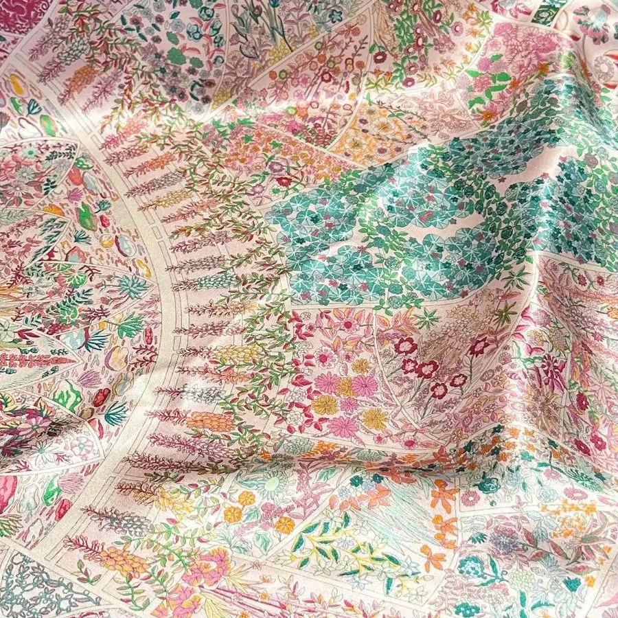 Foulard léger pour femme 100% Soie de Mûrier Véritable