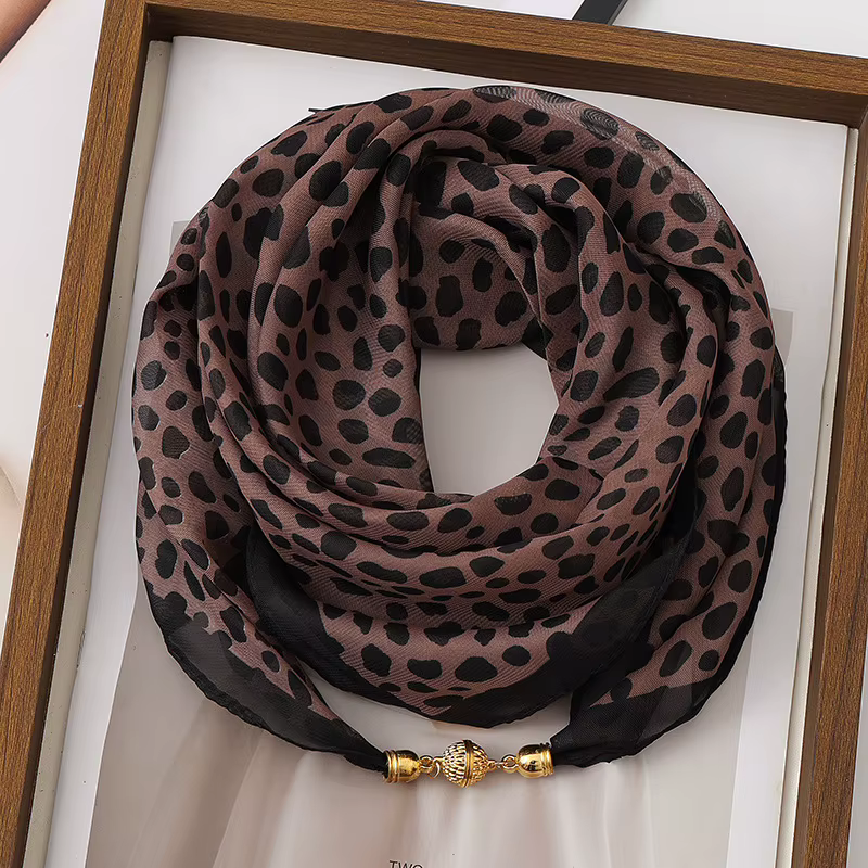 Écharpe à boucle magnétique pour femmes
