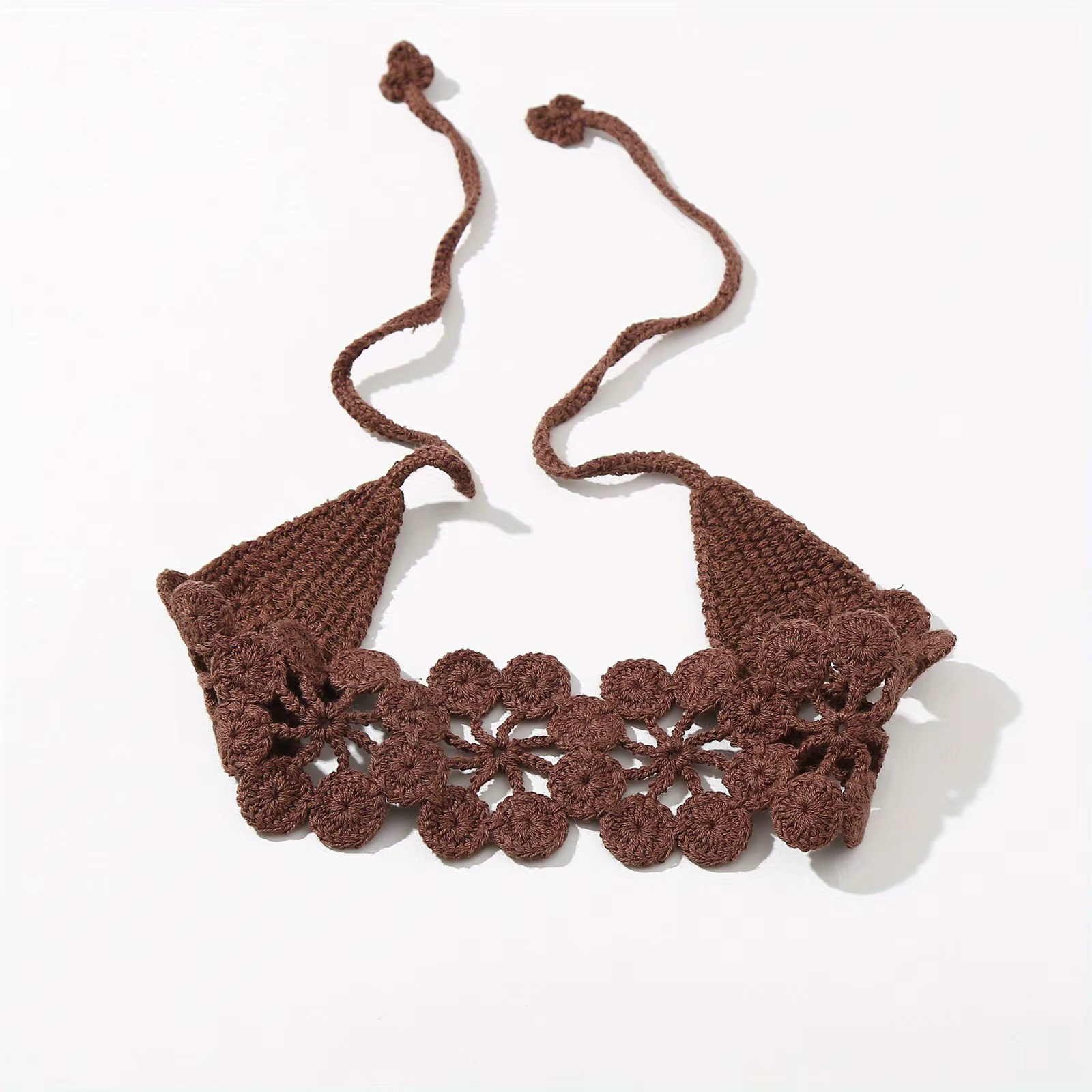 Foulard de cheveux au Crochet creux créatif