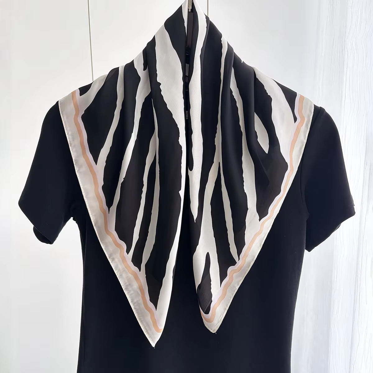 Foulard carré imprimé châle pour femmes