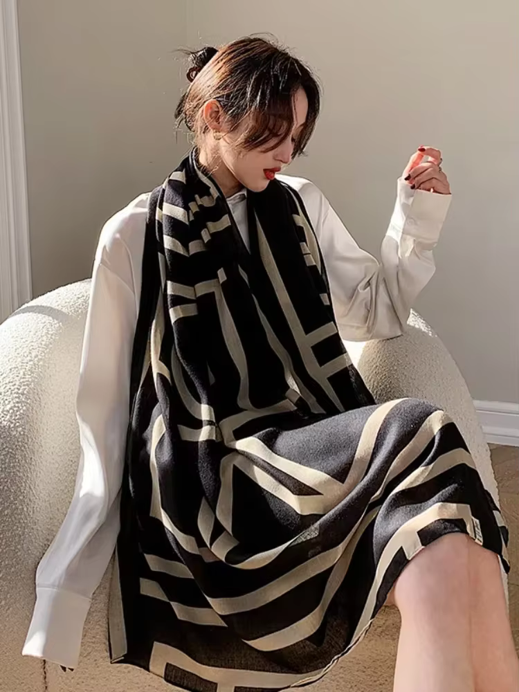 Grand Châle Pashmina pour Femme