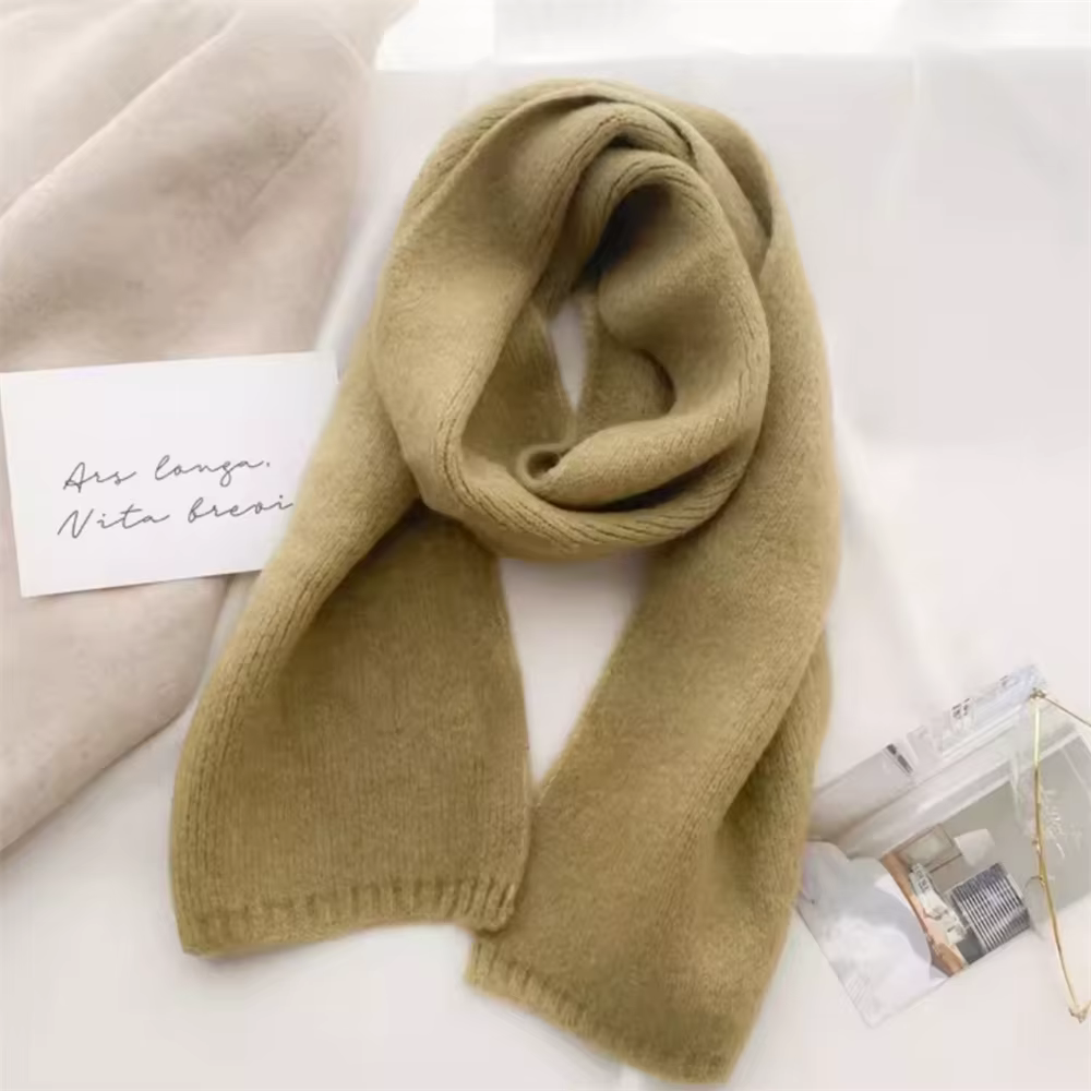 Mode cachemire écharpe hiver tricot hommes femmes