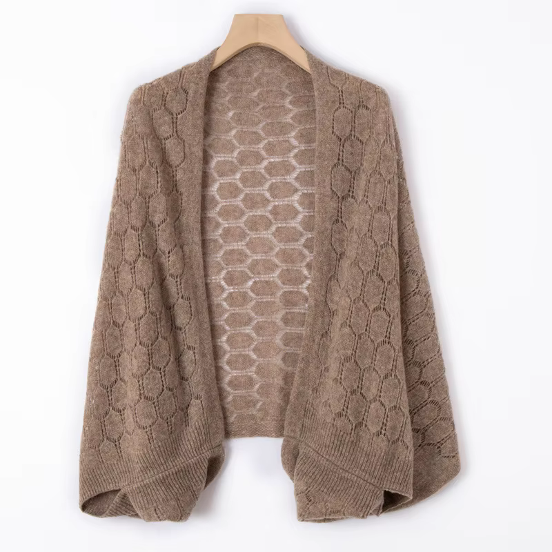 100% laine mérinos évider Pashmina automne hiver cachemire tricoté mode châles luxe géométrie Style double usage foulards