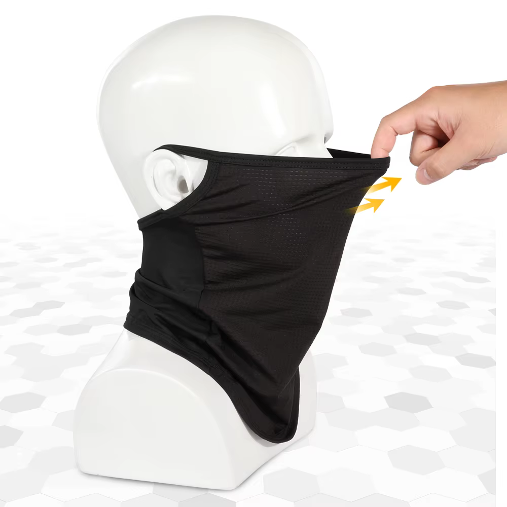 Écharpe respirante demi-masque d'été