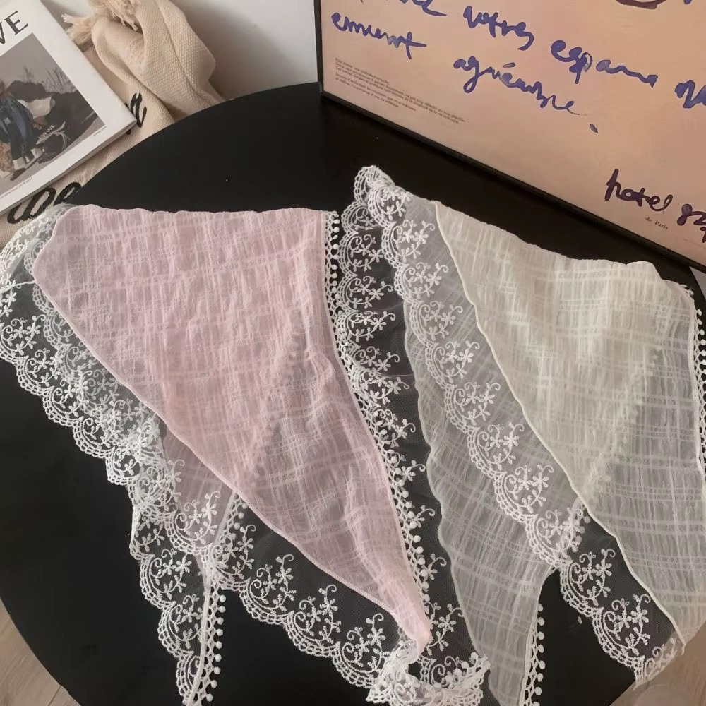 Foulard de voyage en dentelle douce pour la plage