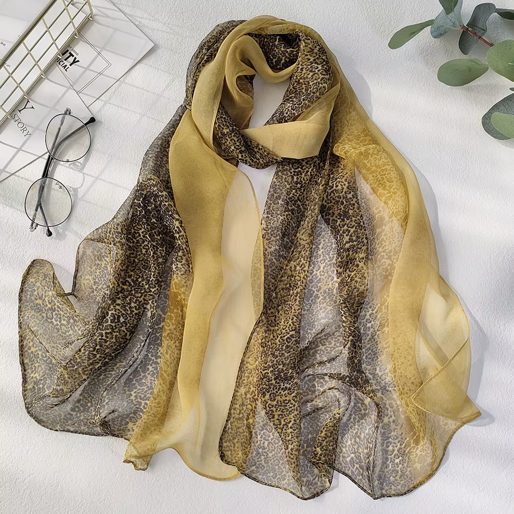 Foulard en mousseline de soie Georgette pour femmes