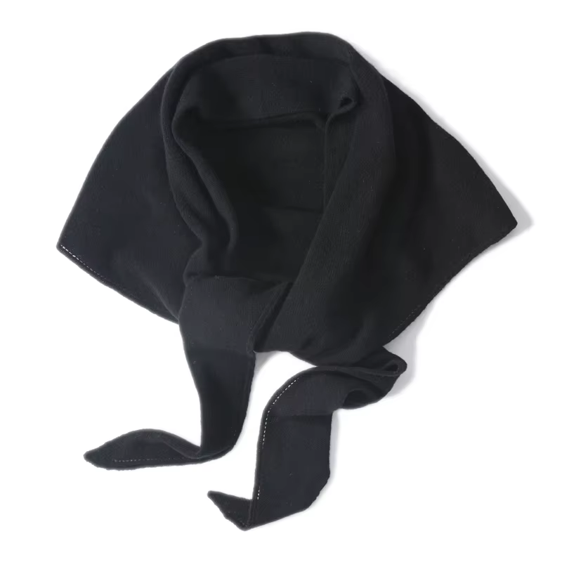100% laine tricoté grand Triangle châles écharpe femmes automne hiver doux chaud