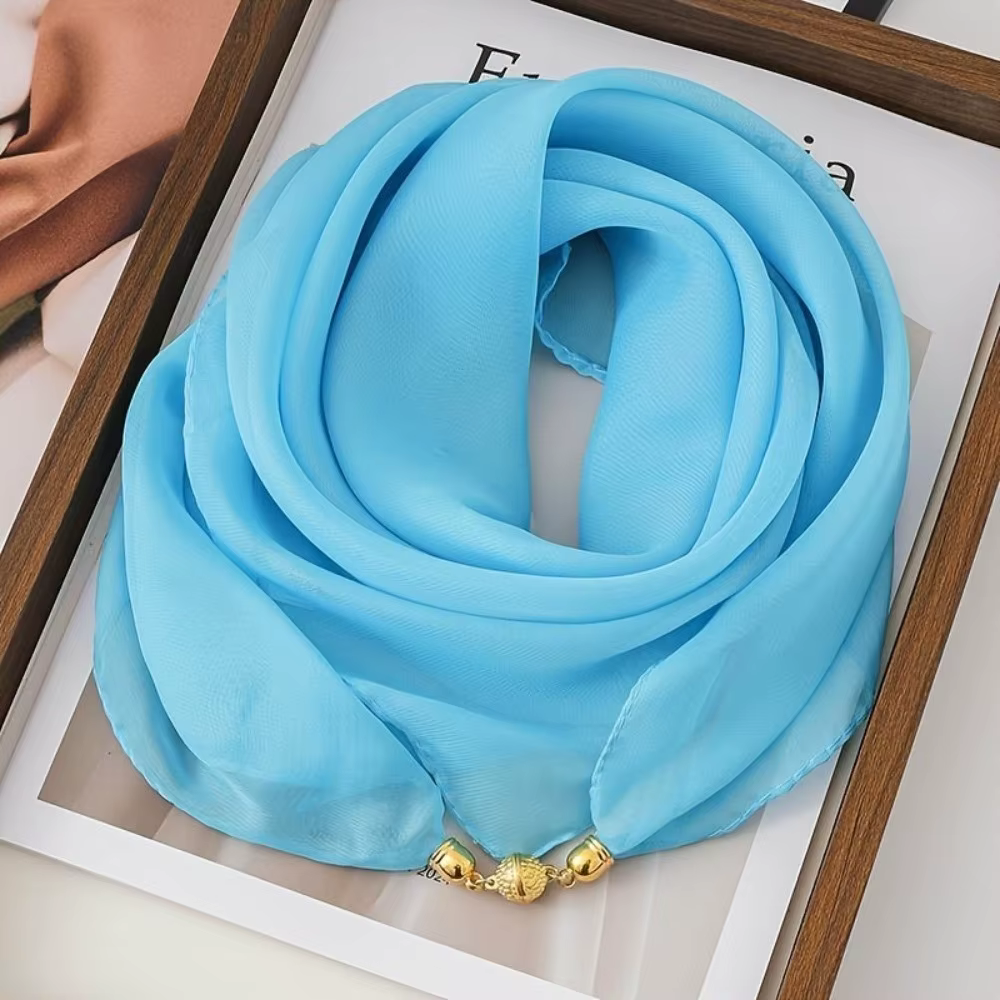 Écharpe magnétique en coton doux pour la protection du cou