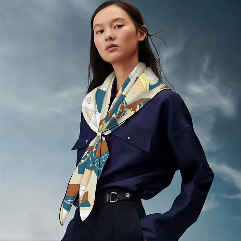 Foulards Triangle Géométrique pour Femme