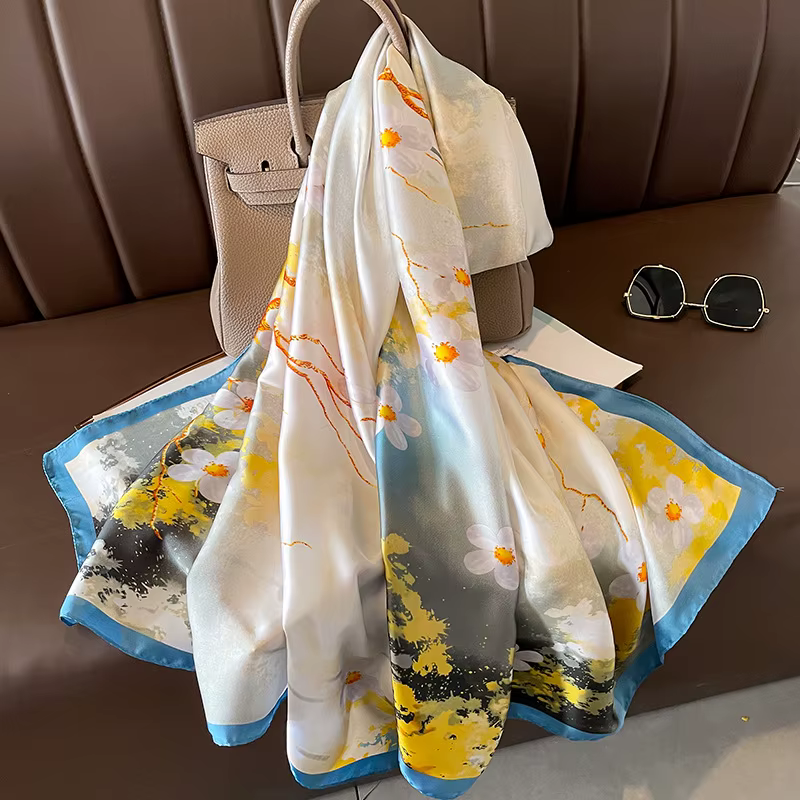 Foulard en soie de luxe espagnol