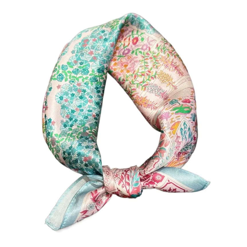 Foulard léger pour femme 100% Soie de Mûrier Véritable