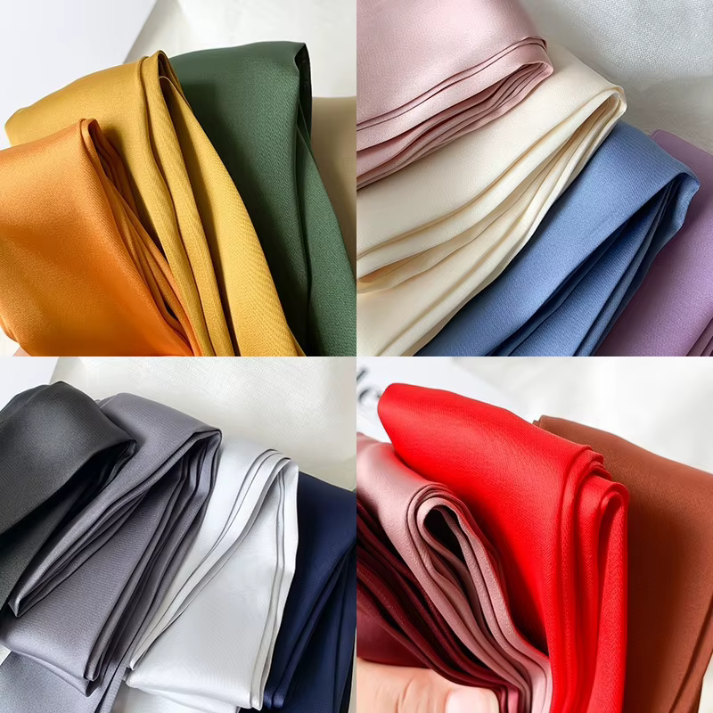 Foulard étroit en Satin de soie
