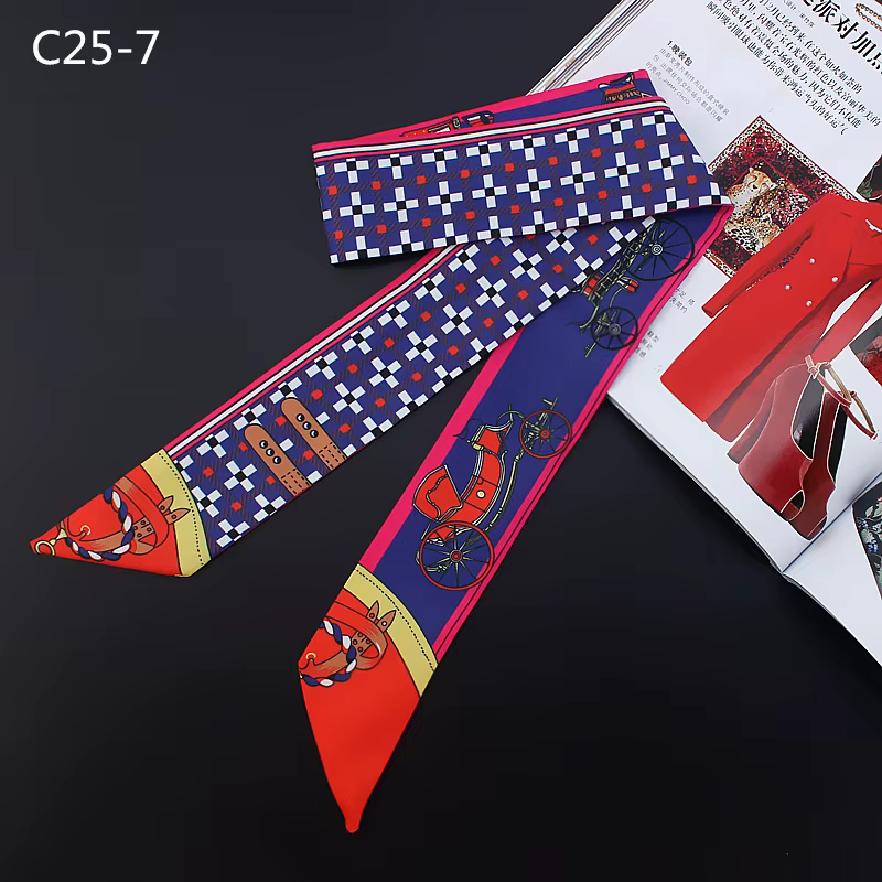 Petit Foulard de Sac de Marque de Luxe pour Femme