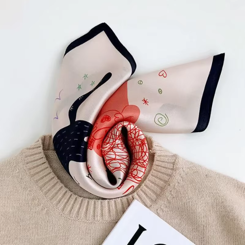 Foulard Chats Mignons pour Femmes