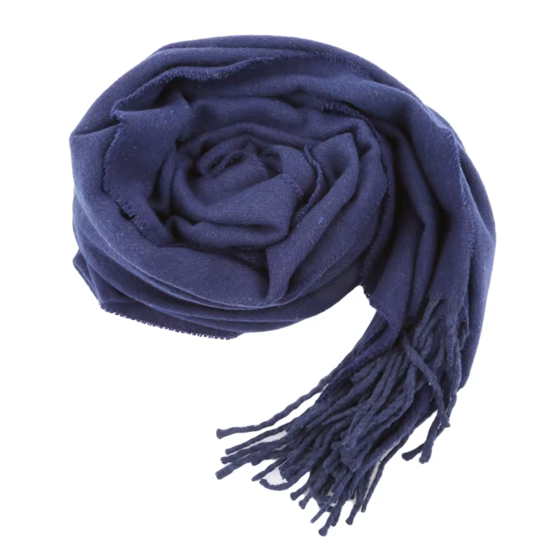 Foulards en laine hiver doux chaud cachemire châle épaissi Long gland