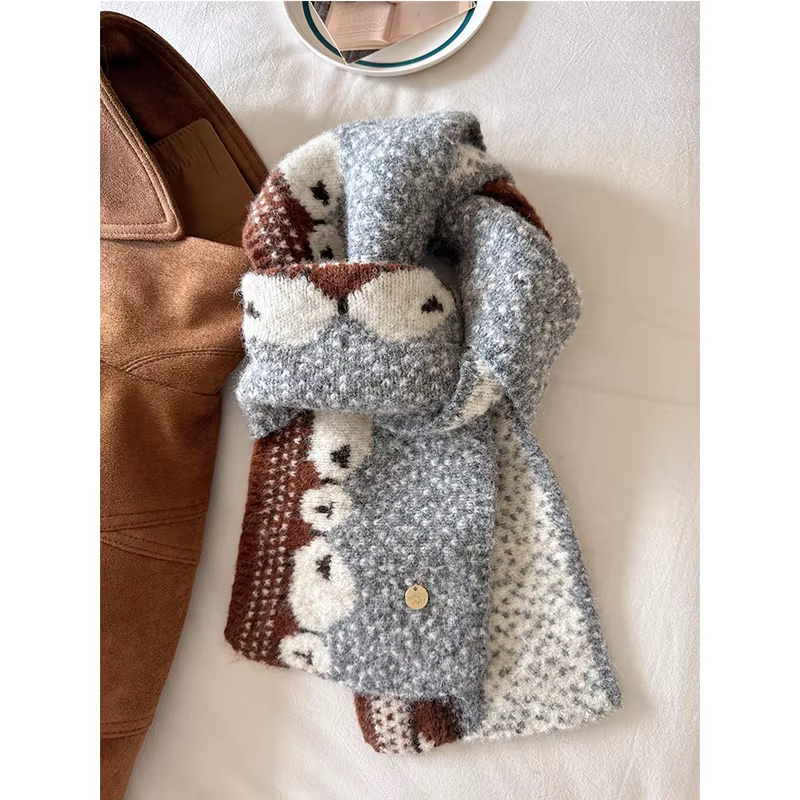 Écharpe version coréenne pour hommes et femmes en hiver
