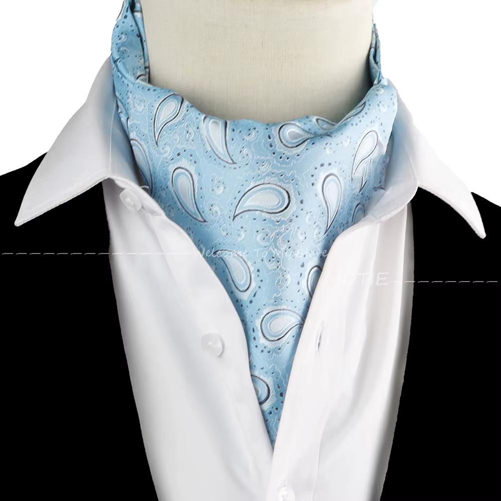 Offre spéciale hommes cravate écharpe Vintage Jacquard Paisley cajou britannique Gentleman luxe