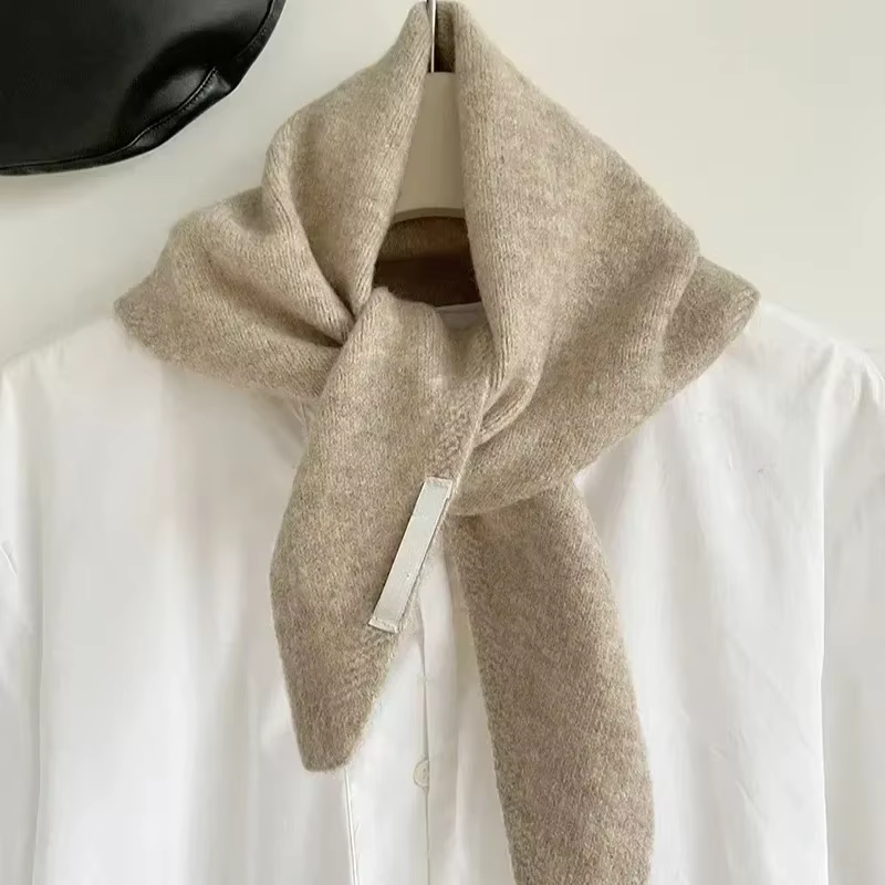 Écharpe tricotée pour femme en laine