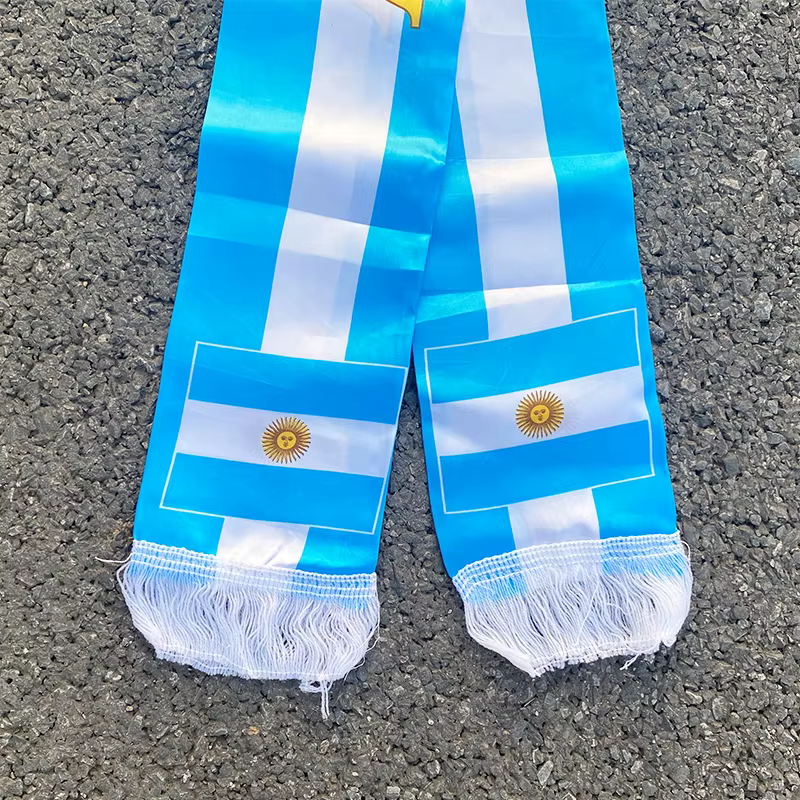 Écharpe de football Aerlxemrbrae 14*130cm – Foulard de supporter Espagne