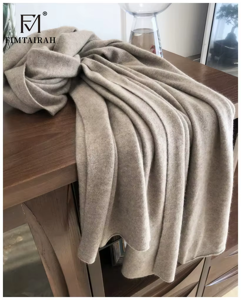 Écharpe en pur cachemire pour femme
