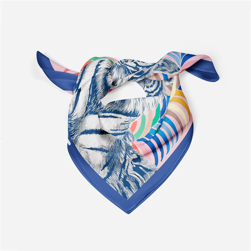 Foulard en soie sergé pour femmes