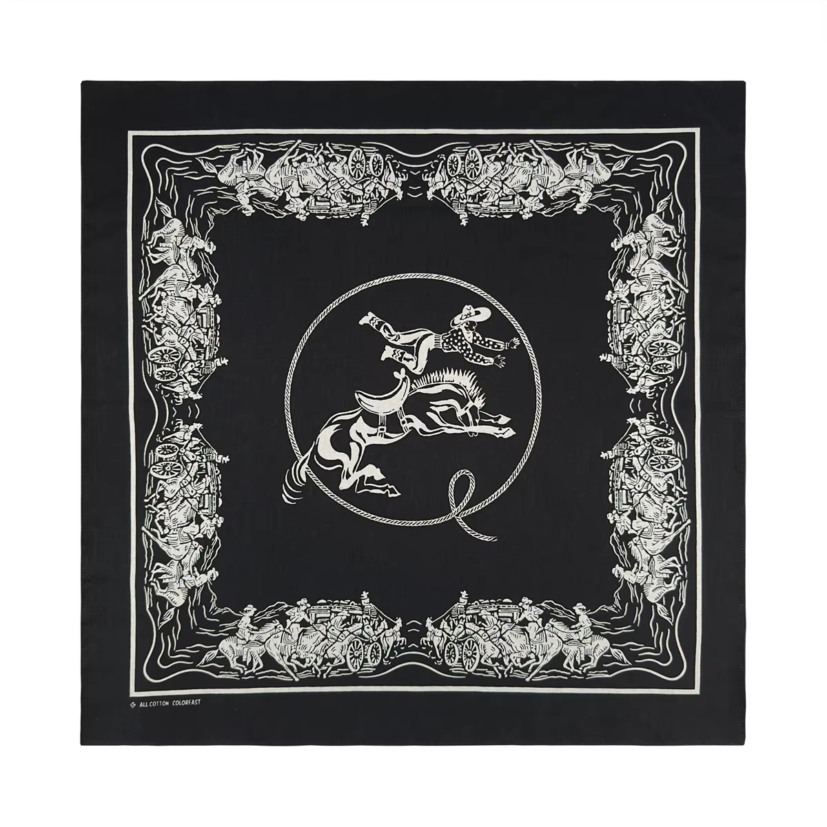 Bleu marine haute qualité Hip Hop coton carré écharpe hommes Bandana écharpe bandeau noir Paisley cadeaux pour garçons/filles