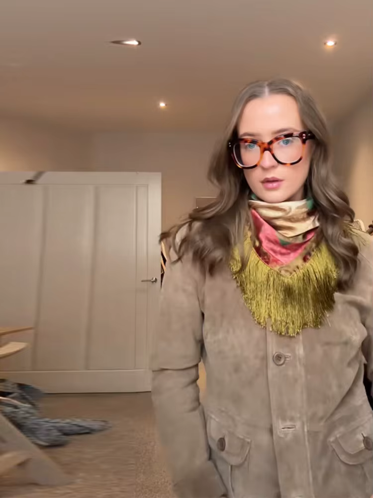 Cardigan en jacquard à panneaux et pompons pour femme