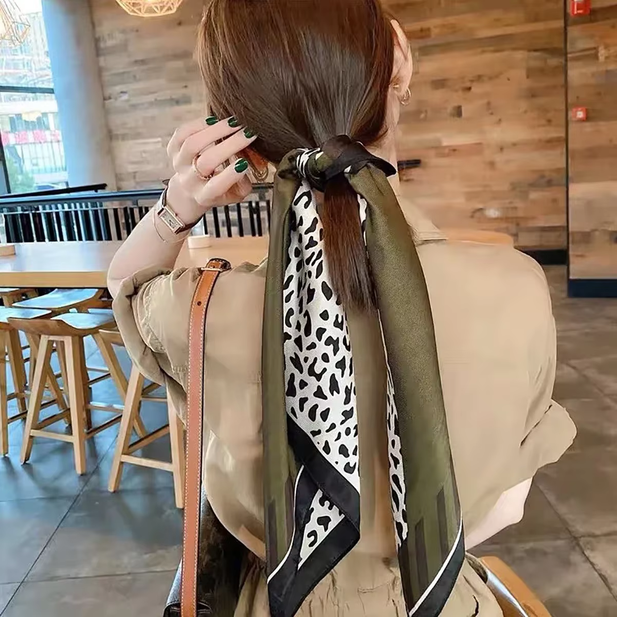 1 pièce d'écharpe des années 70 de style minimaliste et à la mode pour femme