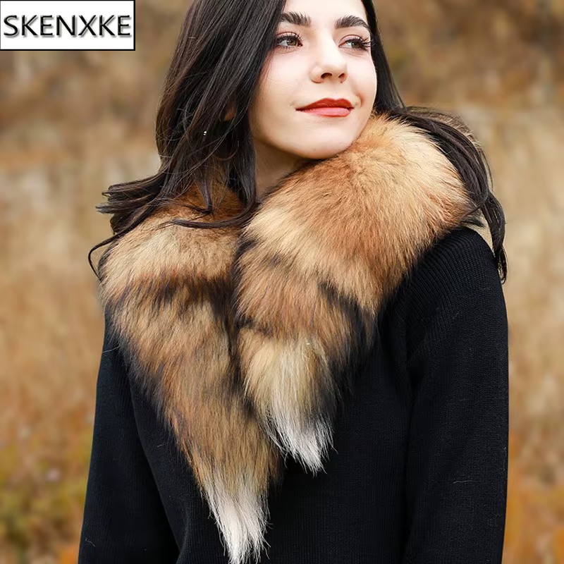 Grande queue de renard moelleux véritable fourrure