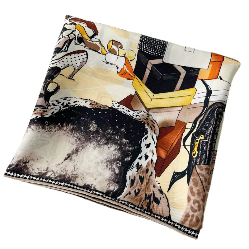 Foulard Carré Mûrier Pur pour Femme