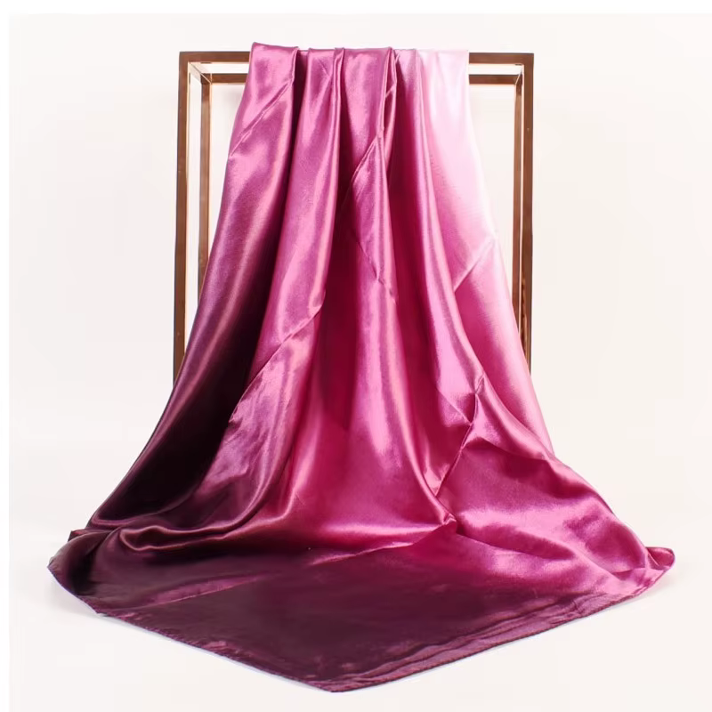 Foulard de tête en soie pour femmes