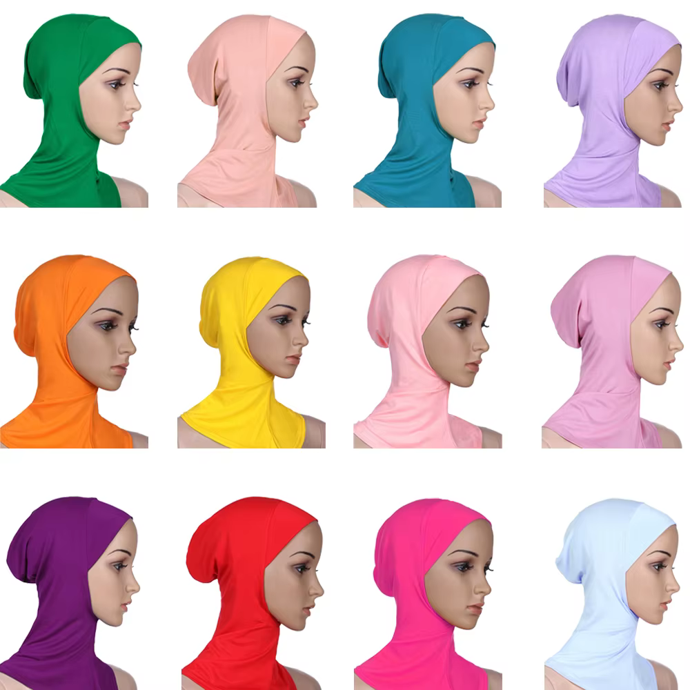 Voile musulman pour femme, Hijab, Bonnet, Turban, Foulard, Chapeau islamique