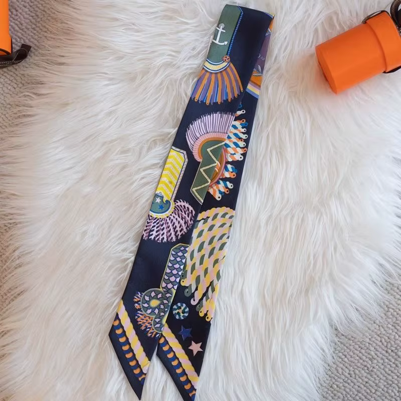 Longue écharpe de luxe avec Design d'épaulette pour panier inspiré Hermes