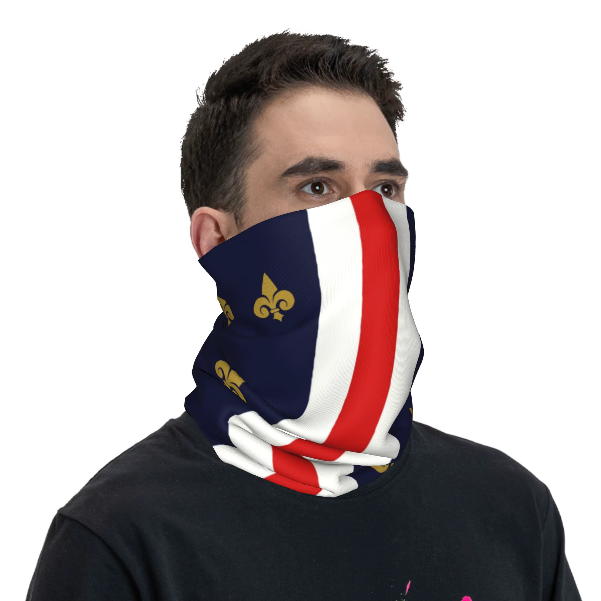 Cache-cou personnalisé avec drapeau français