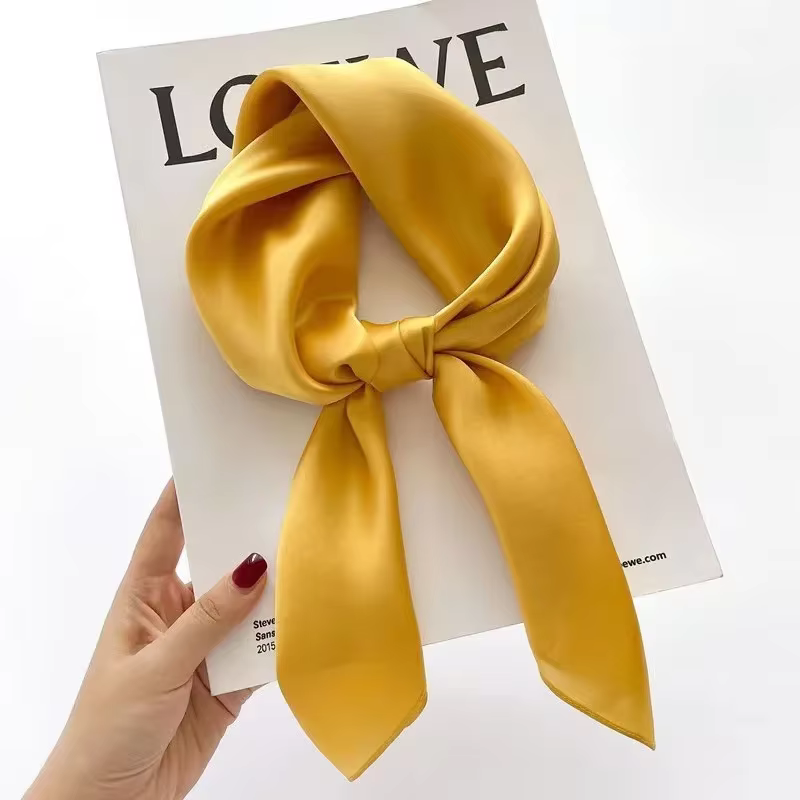Mode solide foulard femmes