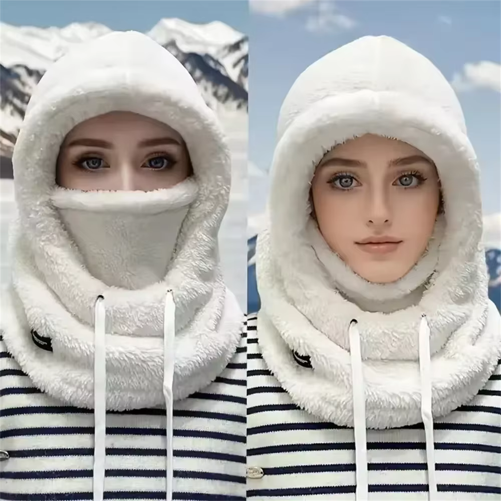 Cagoule thermique coupe-vent pour l'hiver