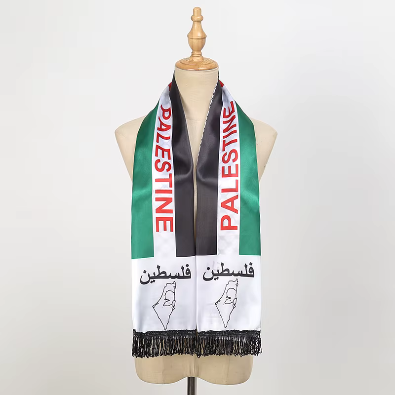 Châle Pashmina rond avec pompon