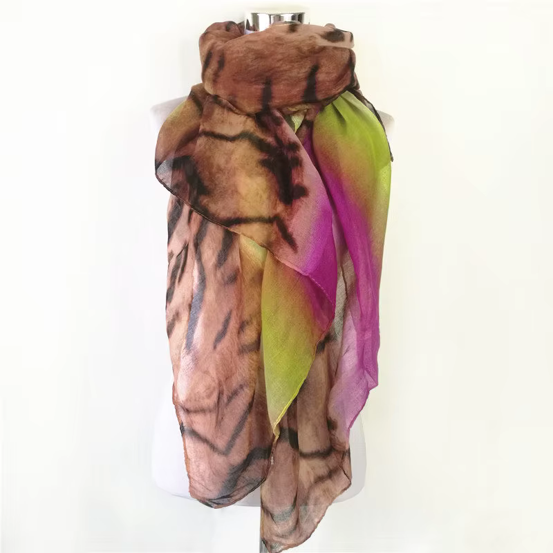 Nouvelles écharpes en Viscose avec pampille léopard pour femme