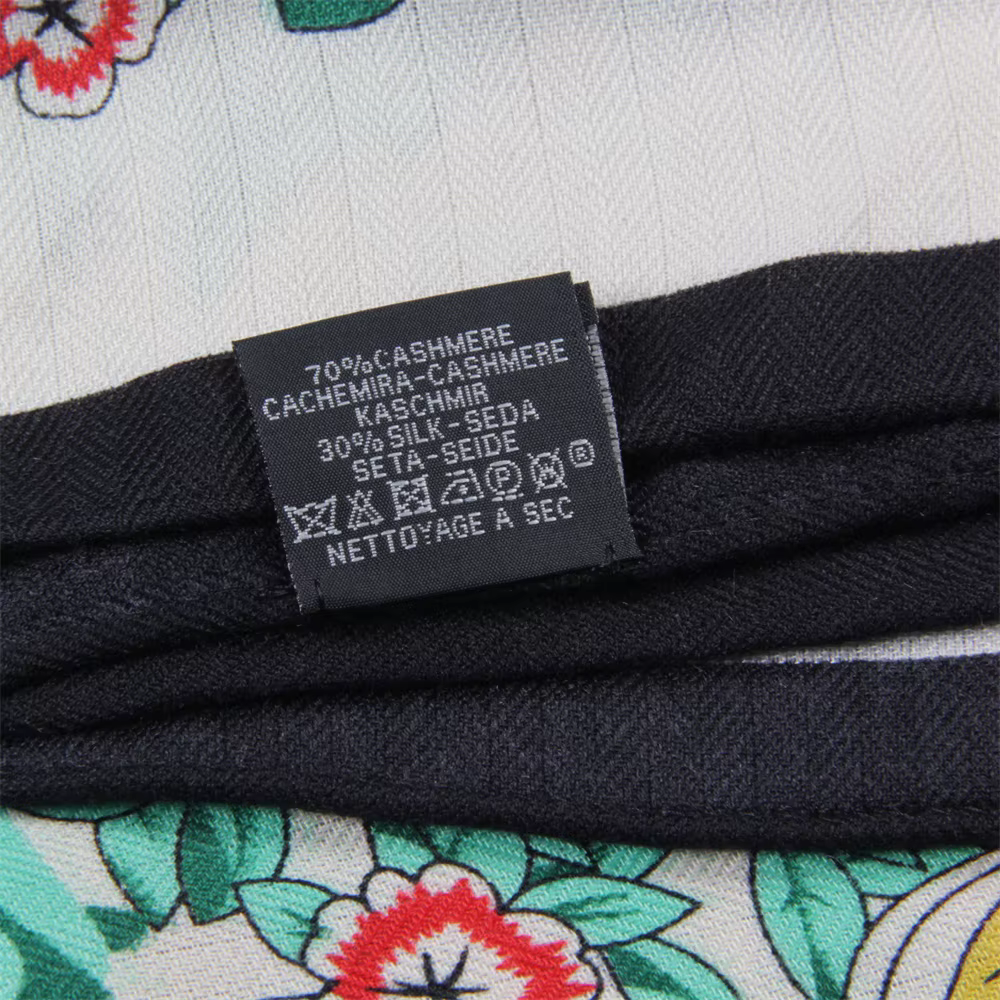 Cachemire soie écharpe concepteur imprimé luxe Pashmina châles pour femmes bords roulés à la main étole couverture Triangle foulards Poncho