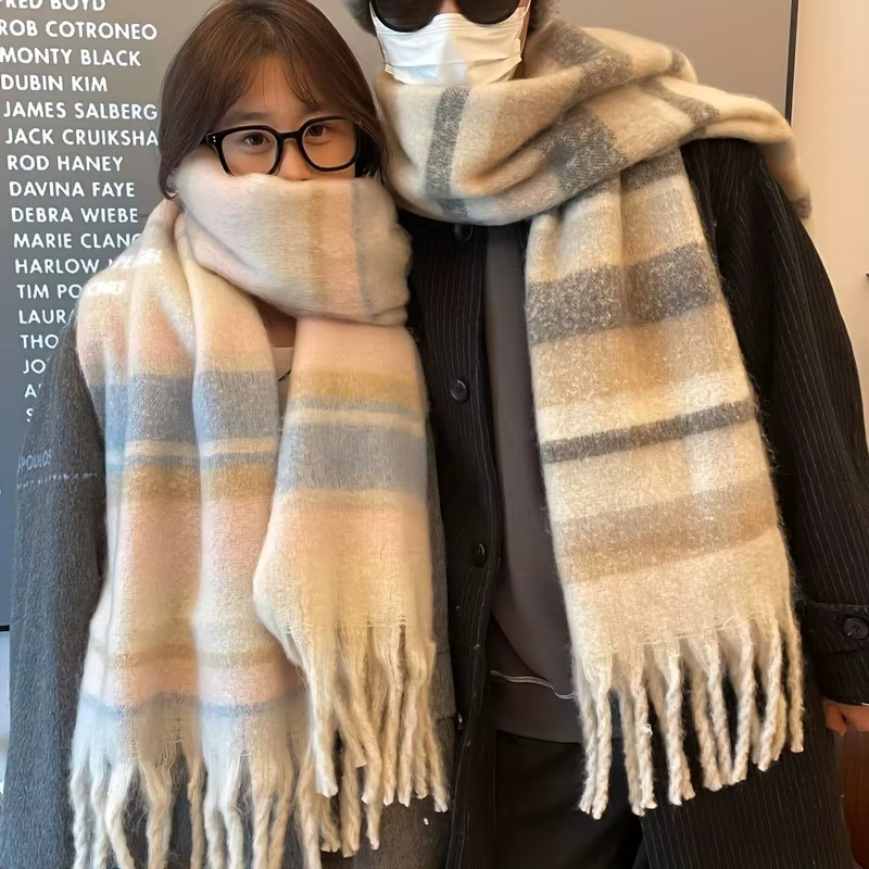 Foulards de couple – Foulards doux et épais