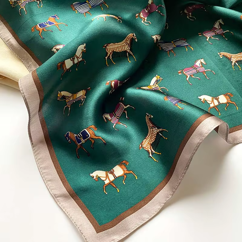 Écharpe de cou de marque de luxe pour femmes