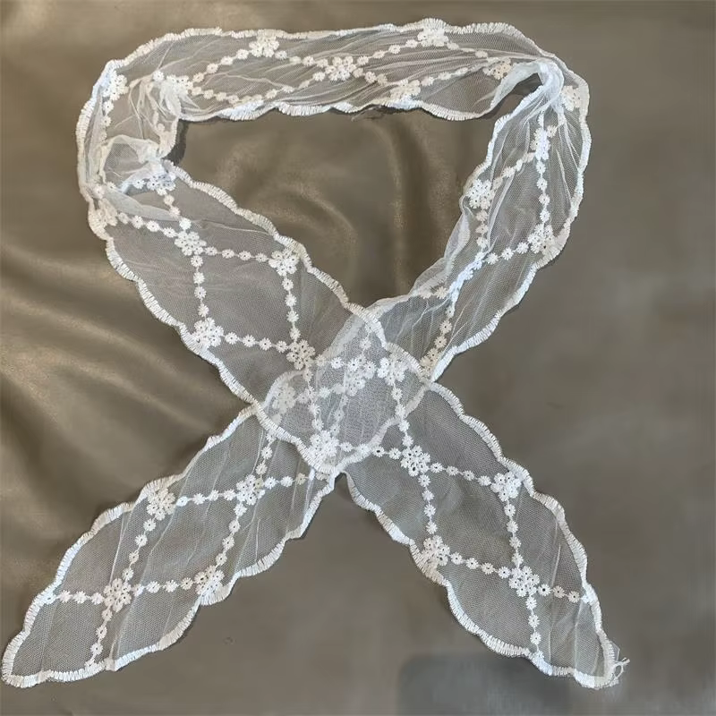 Écharpe en dentelle coréenne pour femme