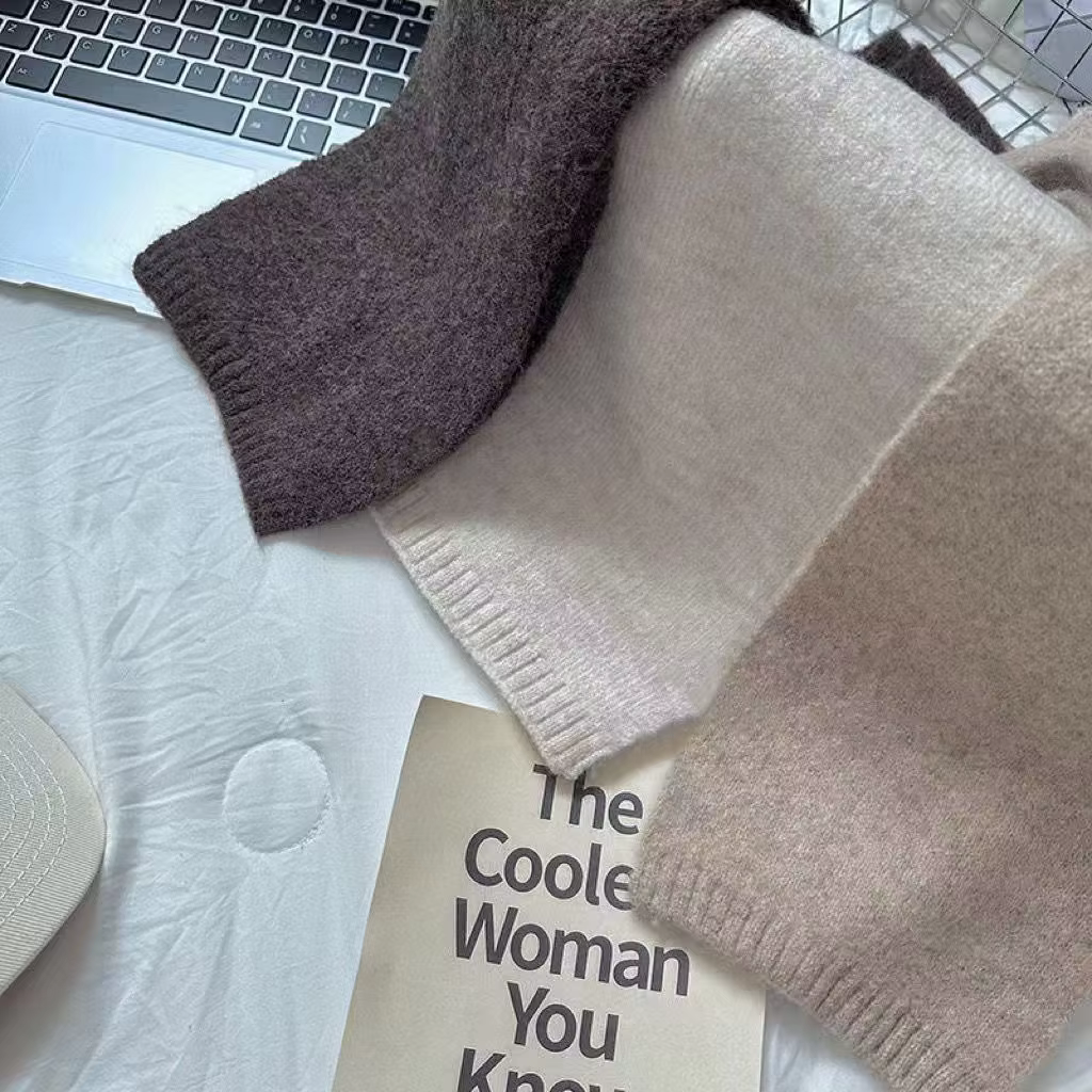 Écharpe en laine de mouton pour hommes et femmes