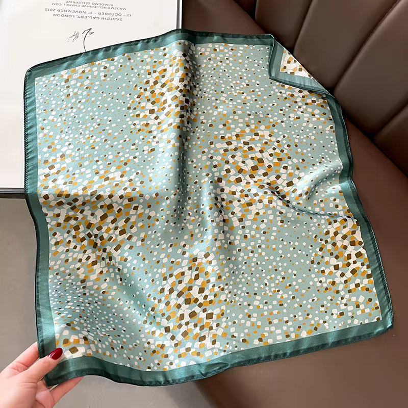 Foulard de mode pour femme en soie naturelle 100% véritable