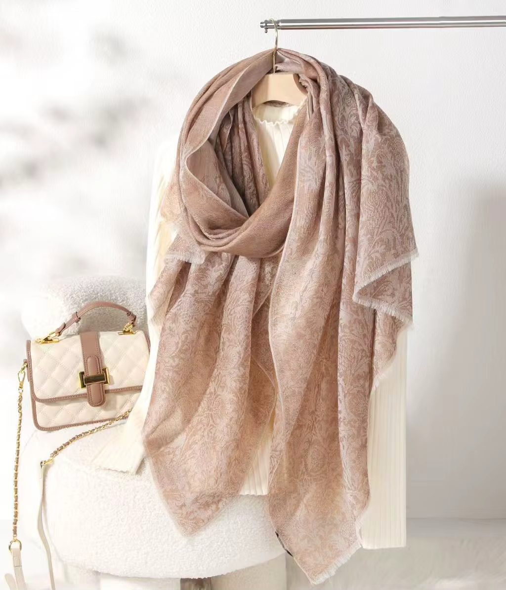 Écharpe 100% cachemire pour femme, châle luxueux, doux et chaud, léger, élégant, jacquard, polyvalent, décontracté, tendance