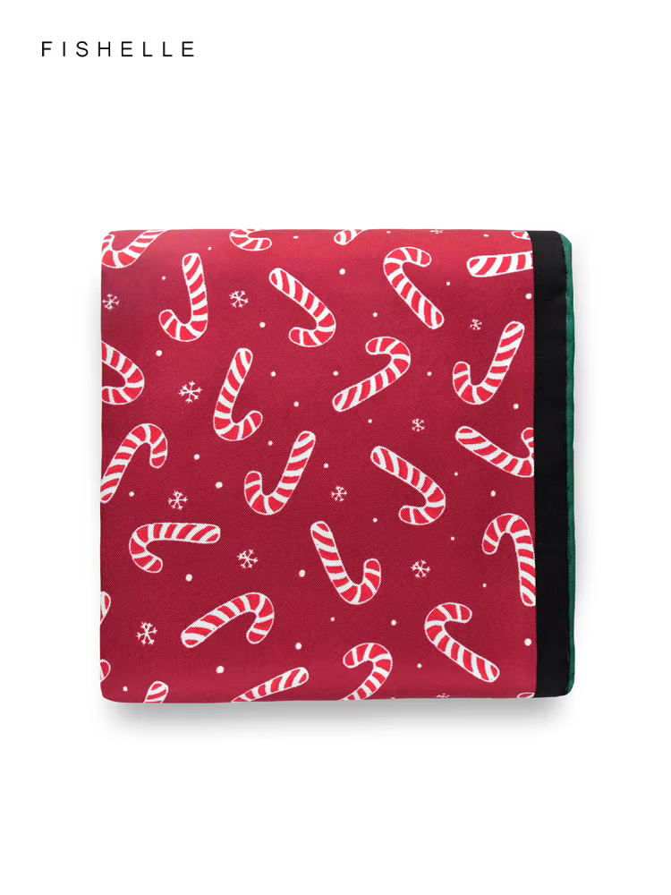 Foulard en sergé de soie rouge pour femmes et enfants