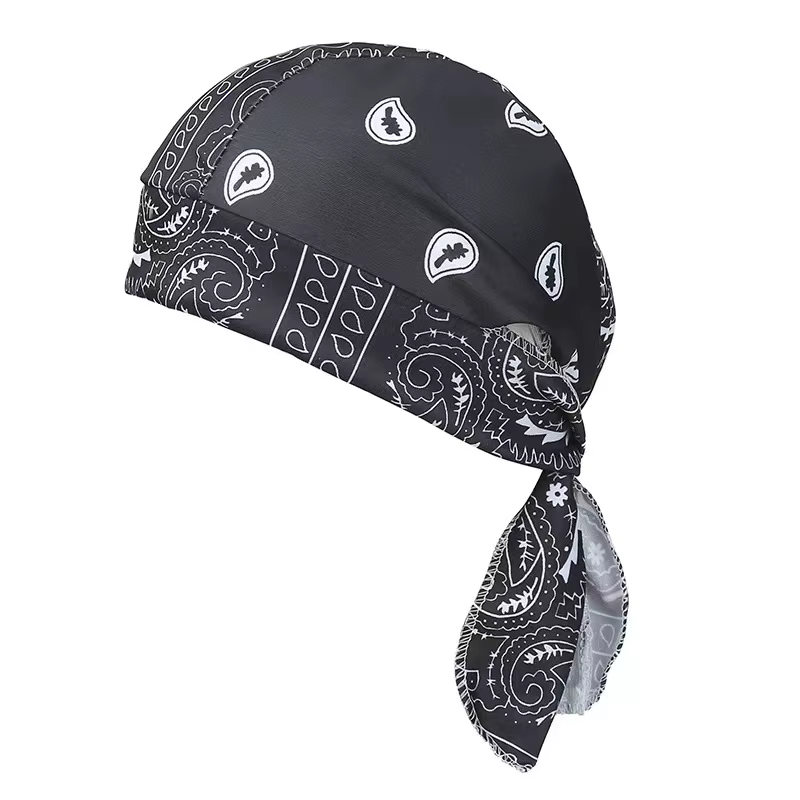 Bandana écharpe foulard mouchoir tête homme plein air cyclisme Pirate chapeau moto imprimé Paisley Multi couleur Hip-Hop danse