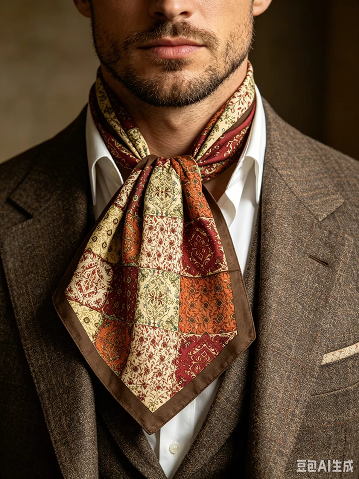 Écharpe de luxe pour homme